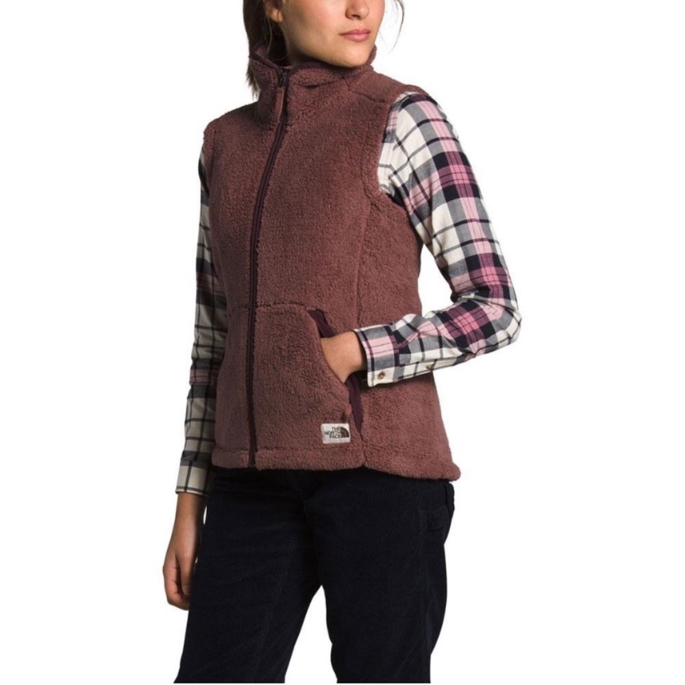 The North Face Campshire 2.0 Fleece sherpa purple mauve vest